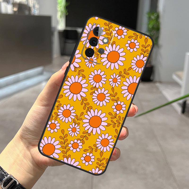 retro Groovy hippie boho rainbow Case For Samsung Galaxy A53 A33 A13 A14 A34 A54 A31 A51 A71 A12 A22 A32 A42 A52 A52S Coque