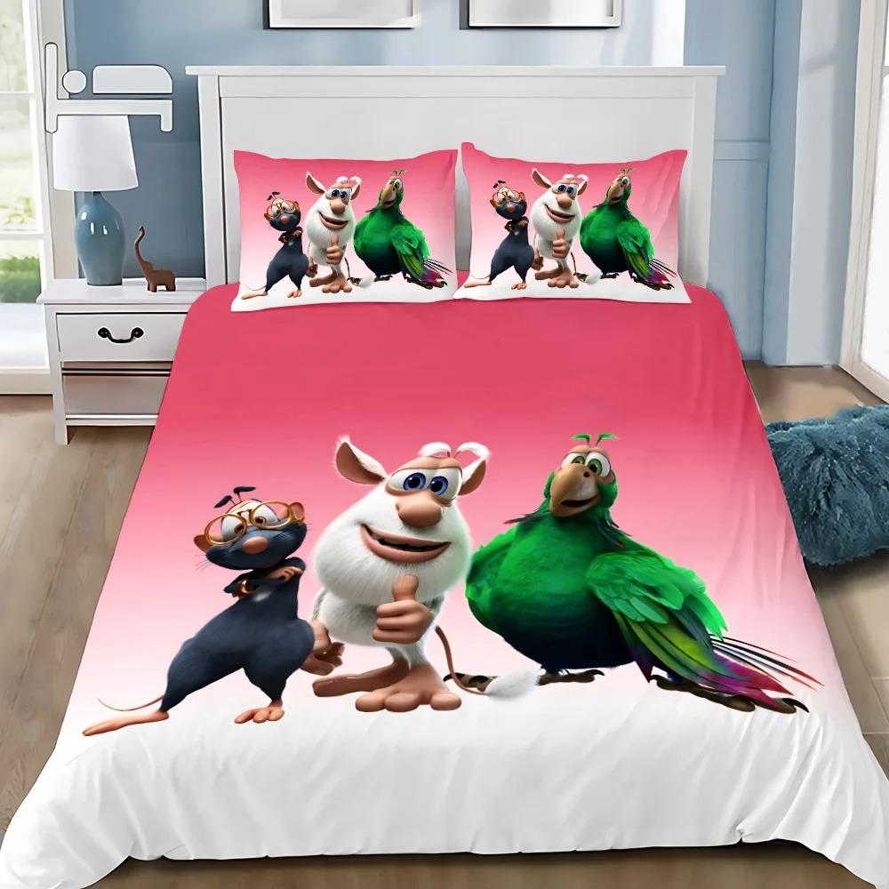 Cute B-Boobas Funny Duvet Cover Pillowcase Children Bedding Set Boys Girls Bedroom Decoration Children Single Double Siz