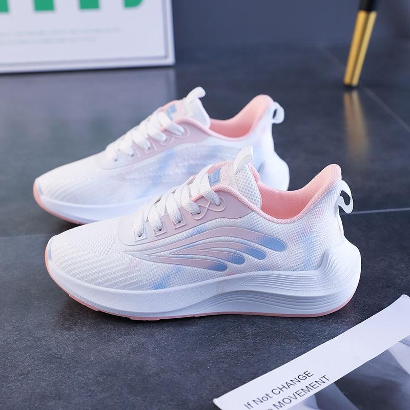 Manufacturer lightweight sports shoes women's 2025 new trend running shoes women's summer mesh breathable sports shoes