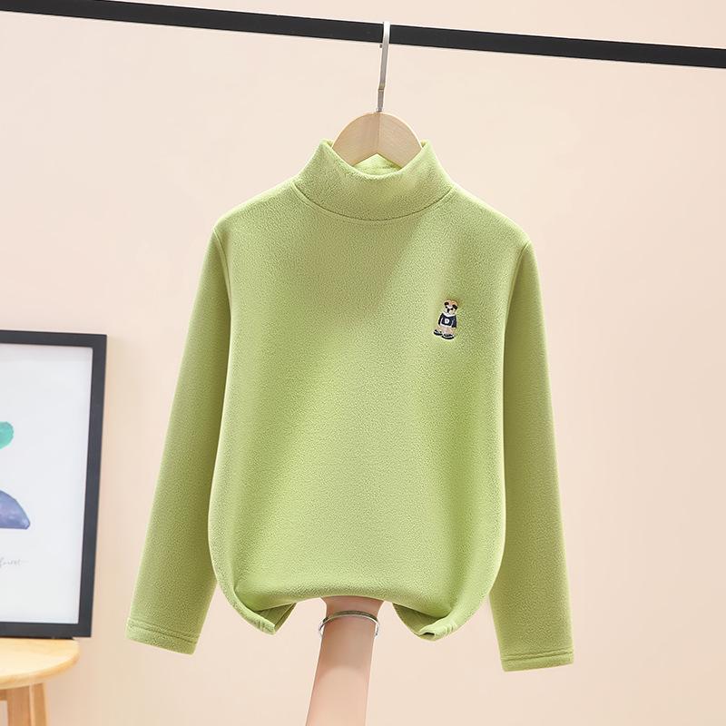 Chlapecká fleecem podšitá základní vrstva s polozvýšeným krkem pro podzim/zimu 2025