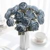 Artificial Flowers Wholesale European Style Lotus Home Room Table Wedding Wreath Fake Plants Vase Decora Accessory Diy Gifts Box