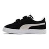 Puma Suede Classic Confortable Durable Baskets Basses pour Enfants Baskets pour Enfants Noir Blanc 385664-01