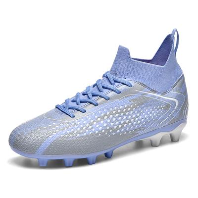 New Football Shoes Outdoor Spikes High Top Game Comfortable Grass Teen