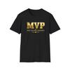 MVP Most Valuable President T-and Kids Tshirt | Gold Lettering Political Tee