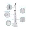(White) Sarmocare S100 IPX7 Waterproof Portable Sonic Electric Toothbrush with 8-brush Heads