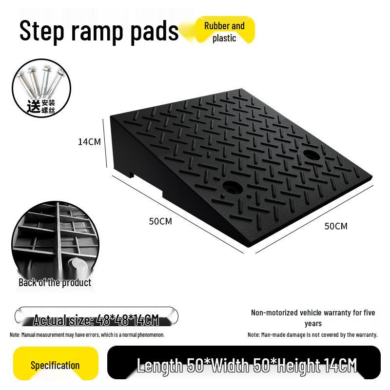Rubber Curb Ramp for Cars and Household Steps