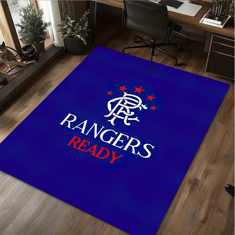 1Pc Rangers Football Club Print Rug - Home Decoration Carpet For Living Room Bedroom Flooring Computer Chair Area Rug