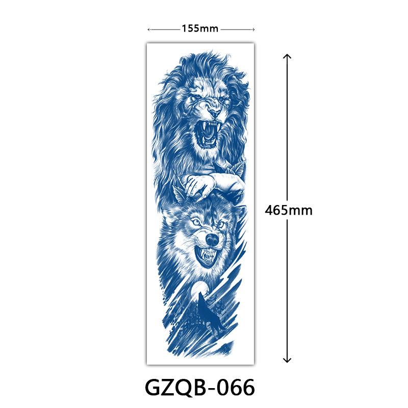 Herbal Tattoo Stickers, Semi-Permanent Tattoo Stickers, Herbal Juice Full Arm Tattoo Stickers