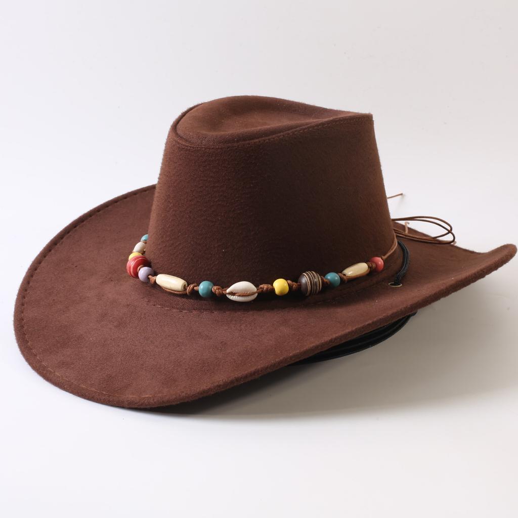 Popolare cappello western da cowboy a tesa larga classico europeo e americano per uomo e donna moda outdoor cappello da cowboy anti-sole cappello jazz