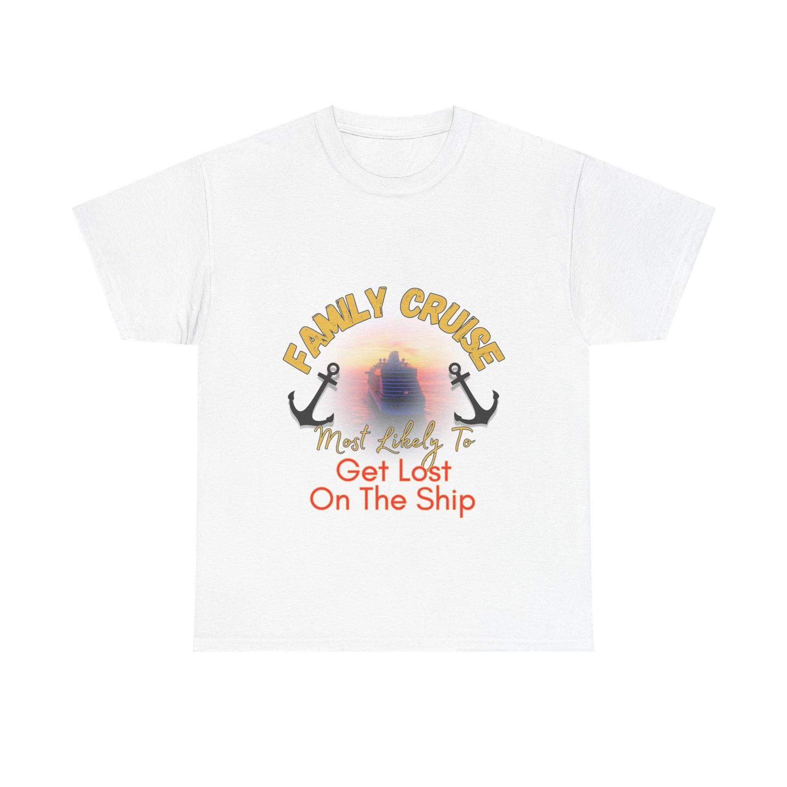 Cruise Crew Shirt Funny Lost On Ship Tee Vacation Cruise Group T shirt S