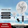 8 Gears 16 Inch Household Wide-angle Shaking Head Vertical Fan Wind Speed Adjustable Floor Fan Electric Fan
