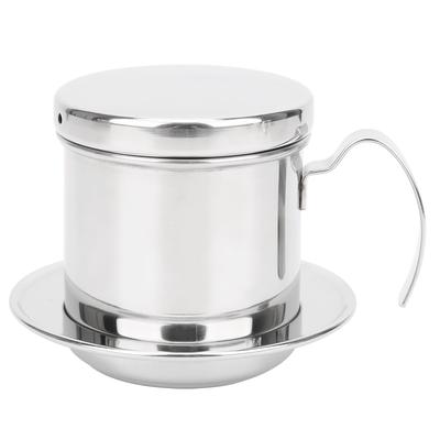 Vietnamese Stainless Steel Coffee Filter Drip Pot Maker Pot Home Kitchen Office Restaurant Cafe