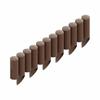 Garden Edging - ICH-ZAPFE.DE - Plastic - Brown - 2.3m X 25.5cm