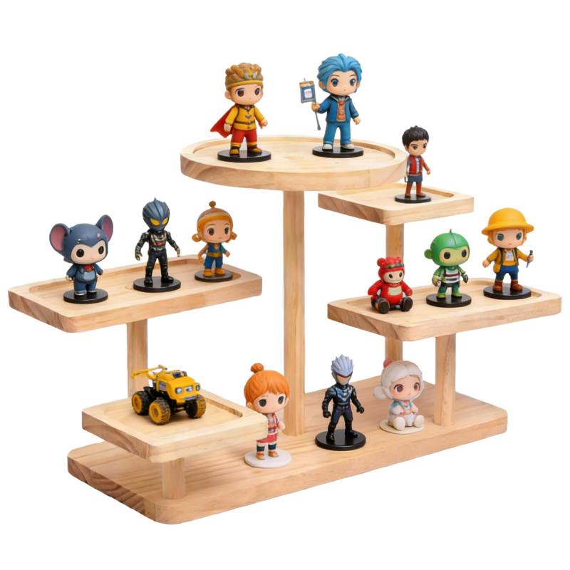Wooden Cake Display Stand Versatile Storage Shelf For Home Party And Wedding Decoration