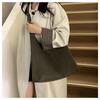 Suede bag women's large-capacity new autumn and winter versatile shoulder messenger bag commuter tote bag