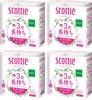 Nippon Paper Crecia Scotty Flower 3x Longer 4 Rolls of Pack, Lasting, Unscented, Double, 75m, (Pack 4)