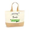 Tote Bag - PLANETEE - Best Florist of All Time - Natural Jute - Beige - Printed In France