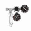 CO2 Regulator Aquarium Dual Gauge Display with Bubble Counter and Check Valve(G5/8)