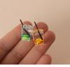Miniature Beach Lounge Chair for Dollhouse Scenes