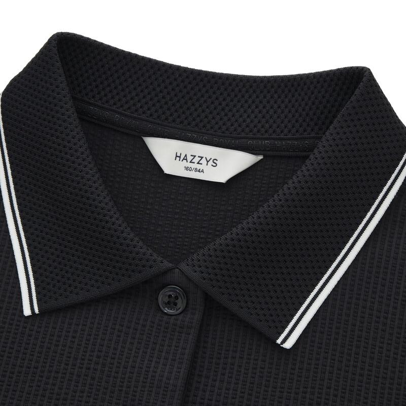 HAZZYS Women's Moisture-Wicking Sun Protection Polo Shirt ASTSE0DBE06