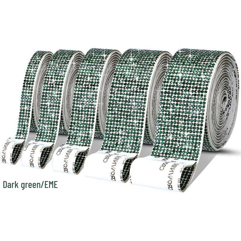 Samoprzylepne paski z kryształkami: Akcesoria DIY do biżuterii, dekoracji samochodowych i rękodzieła