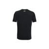 Under Armour Logo Print Crew Neck Sports Short Sleeve T-Shirt Men Tops Black 1376845-001