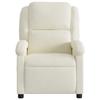 VidaXL Fauteuil de massage inclinable crème velours 371817