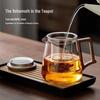 YIHUTEA Heat-Resistant Glass Tea Infuser Pot