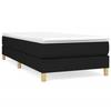 VidaXL Divan Bed with Mattress Black 100x200 Cm Fabric - Model 3144153