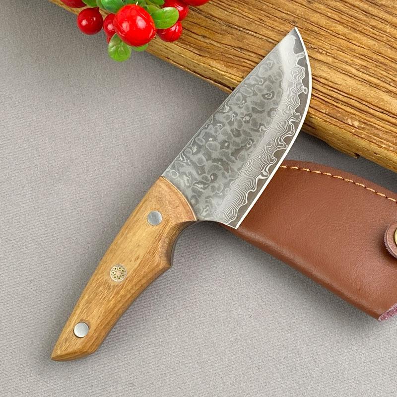 Şam Çeliği Mutfak Et Satırı Şef Bıçağı Balık Bıçağı Suşi Biftek Barbekü Dilimleme Pişirme Yardımcı Bıçağı Aletleri