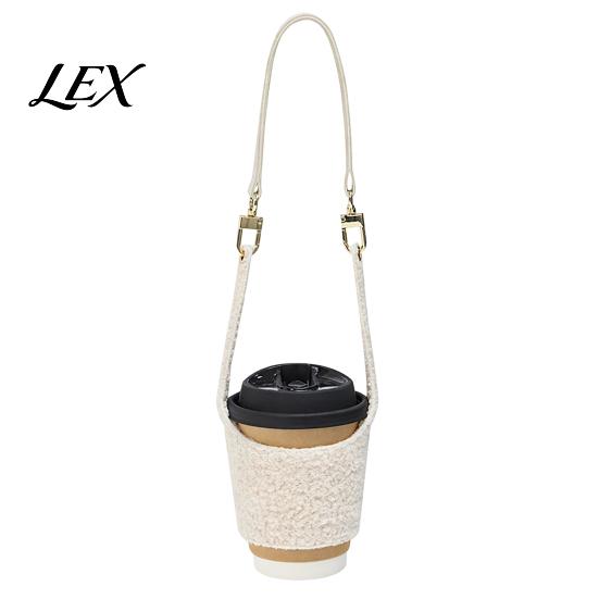 Insulated Cup Cover with Strap Plush Coffee Sleeve, Hand Soft Holder, Drink Carrier for Daily Use Retro Style Warmer Sleeve Autumn And Winter Elastic