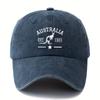 Fabric.MAKEFGE Unisex Australian Style Baseball Cap Kangaroo and Star Pattern Design Truck Cap
