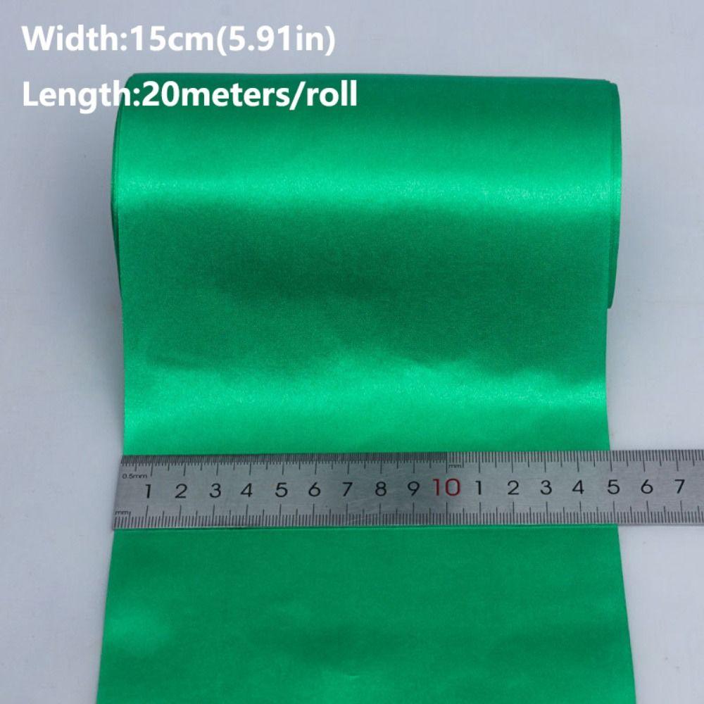 15cm Width Satin Ribbon Satin Material Solid Color Gift Wrapping Ribbon 20 Meters Roll Simple DIY Crafts Ribbon Gift Wrapping