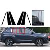 6pcs Window Sticker Pillar Posts Trim Fit For Hyundai IX35 2016-2020 2021 Door Decal Cover Glossy Black Silver Carbon