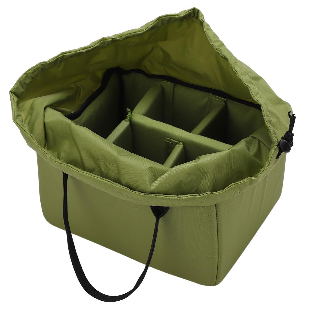 Wodoodporna Wkładka Wyściełana Przegroda Torba na Aparat Pokrowiec na Obiektyw do Aparatu DSLR SLR i Obiektywu