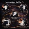 USB Galaxy Star Projector Night Light, 2-in-1 Starry Sky Projector with 6 Projection Films, Adjustable Brightness 360° Rotation, Star Ceiling Light