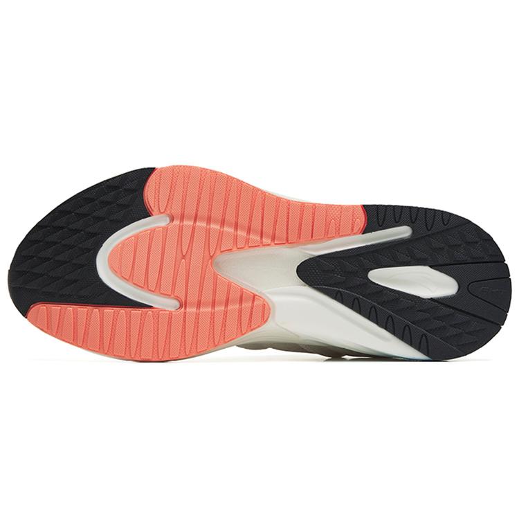 New Anta Rocket 4.0 Advanced Training Collection Breathable Low Top Running Shoes Women's White Silver Orange 122245530-2