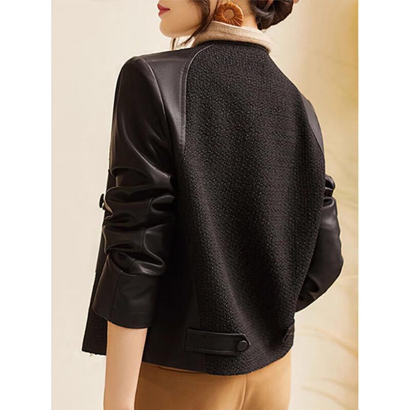 KAISER Women's Genuine Leather Korean Style Jacket