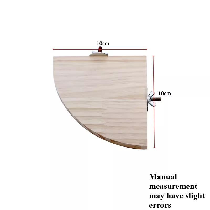 Bird toys parrot fan-shaped platform bird cage accessory hamster jumping platform jumping board resting platform flowering mouse