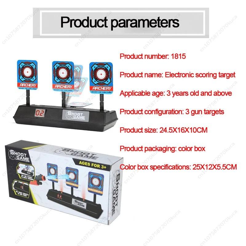 Electric or Non Electric Scoring Targets, Electric Dart Targets, Mobile Automatic Rebound Soft Bullet Guns, Outdoor Practice