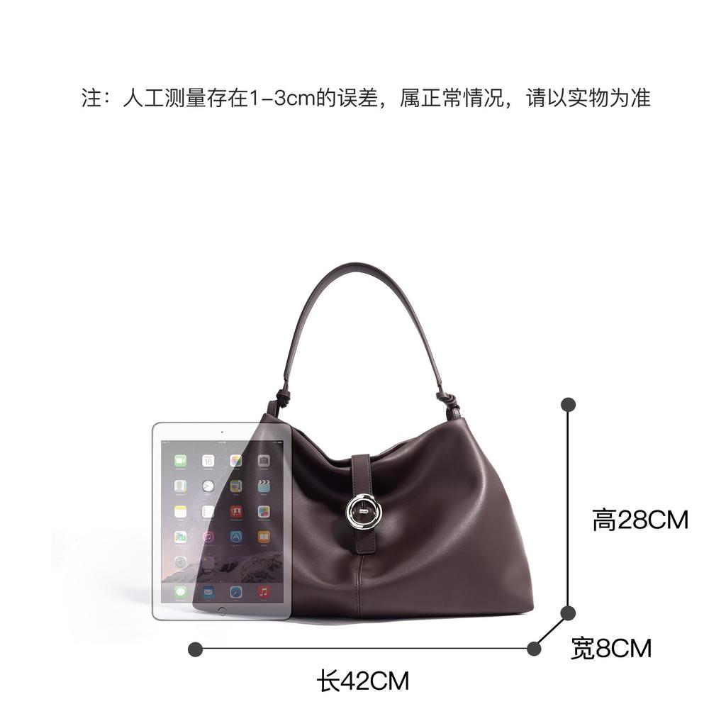 2025 new high-end fashion soft bag large-capacity women's bag commuter tote bag versatile shoulder bag messenger bag