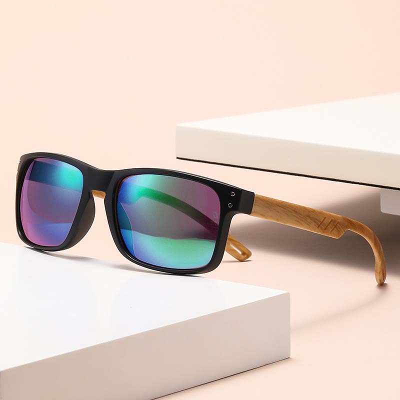 UV Protective Sunglasses for Men Outdoor Square Eyewear Sun Protection Travel Driving Street Pography Shades Eyeglasses