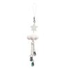 Handmade Beaded Phone Charm Accessory Charming Beaded Mobile Pendant Convenient Keyring Bag Pendant for Women Girls