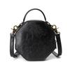 New Gothic Leather Clock Bag Steampunk Shoulder Bags Vintage Women Handbags Messenger Crossbody Bag Ladies Rivet Top-Handle Bags