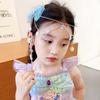 1 Pair Fashion Mermaid Princess Children Forehead Chain Pearl Fairy Hair Clip Sweet Bowknot Hair Accessories Kids