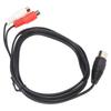 Professional Sound Instrument Cable 1.5m / 4.9ft 8 Pin Male to Female 2RCA  Instrument Connection