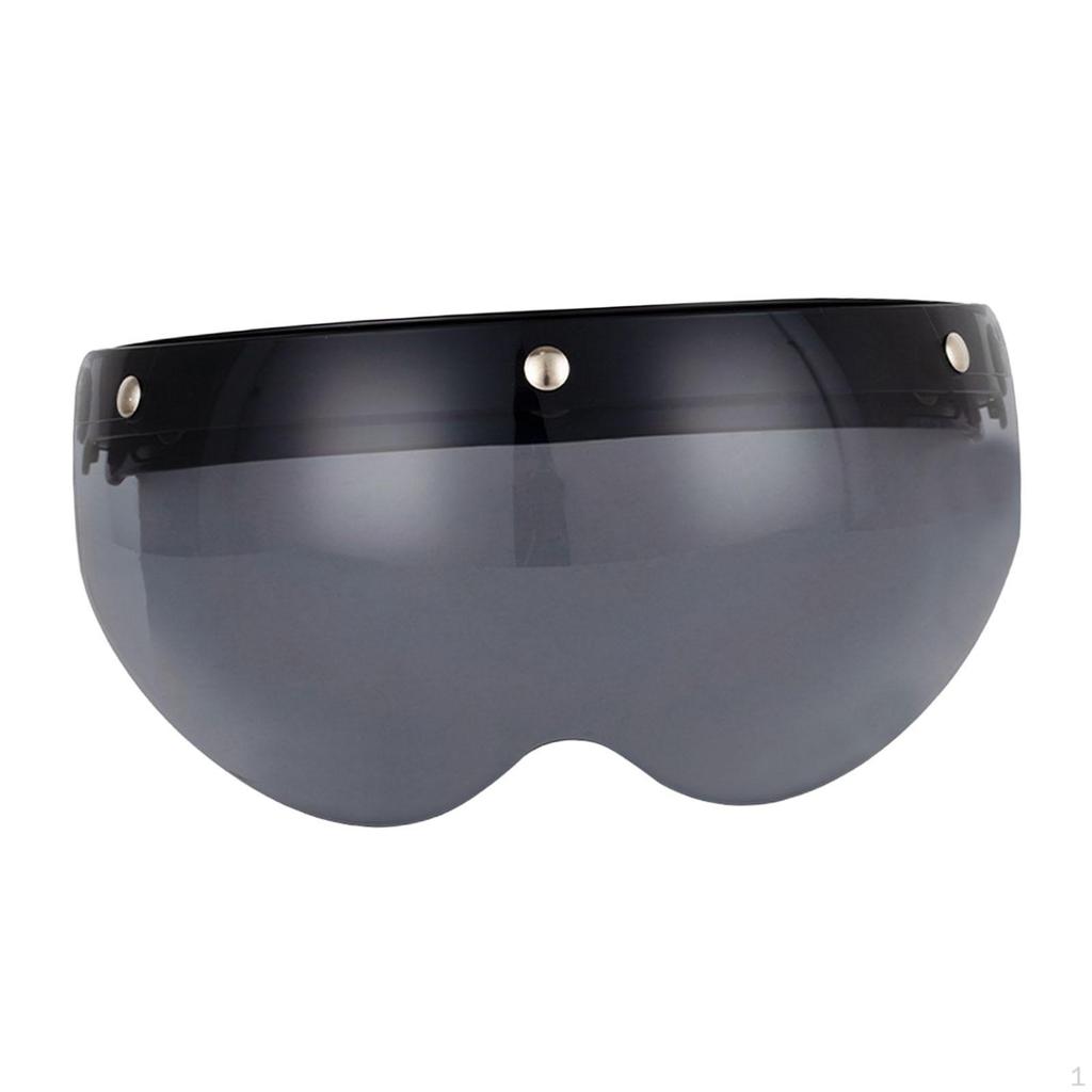 Helm Vizier Gezichtsschild Accessoire, Beschermend 3 Drukknopen Eenvoudige Installatie Reparatieonderdelen Omklapbaar