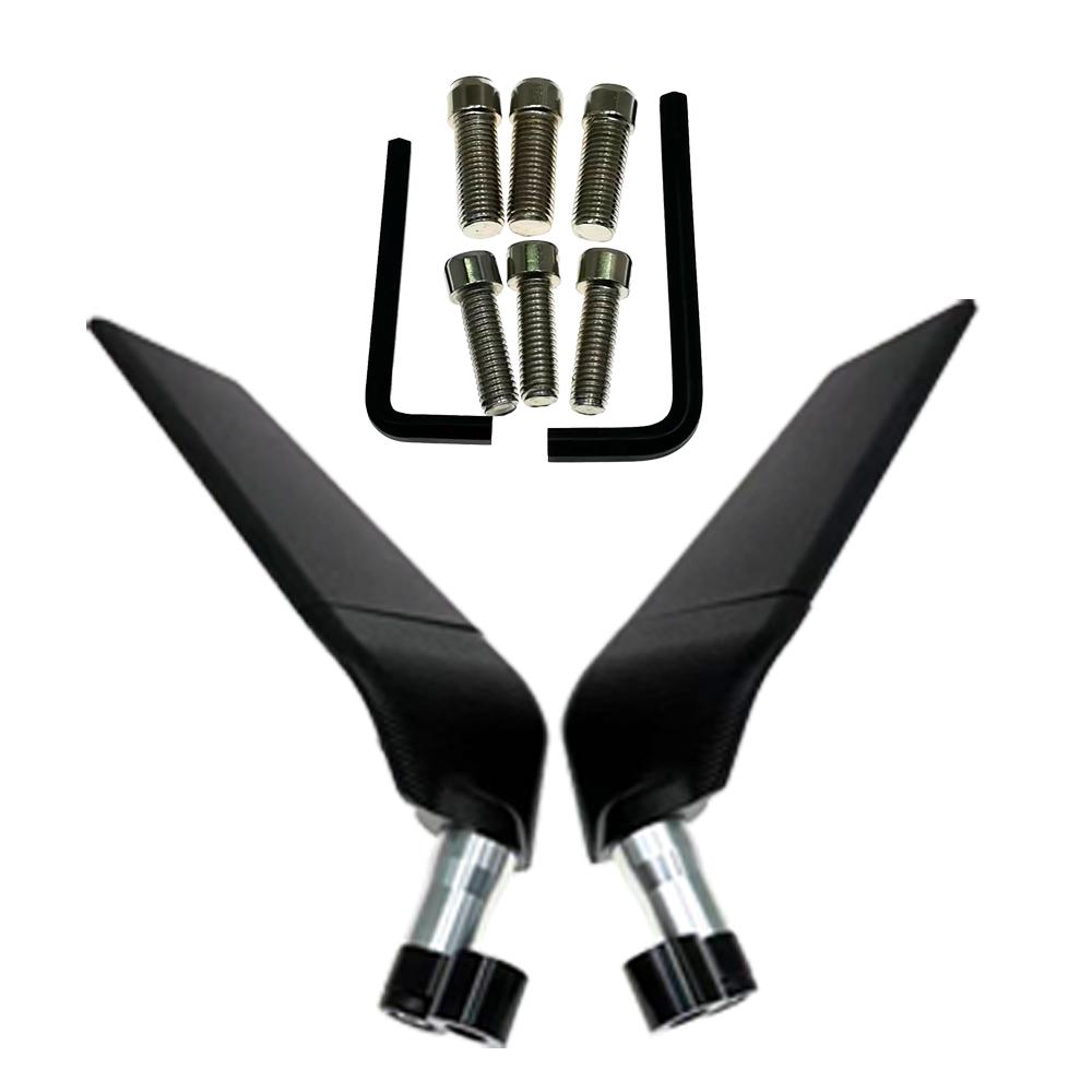 Motorrad Rückspiegel Verstellbare Drehende Seitenspiegel Universelle Passform für Honda CB125R CB150R CB250R CB300R CB250X CB