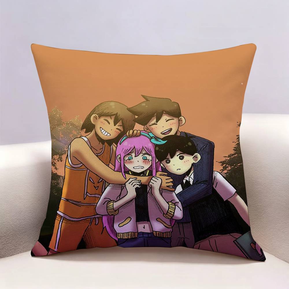 OOmori Game Doublesided Print Pillow Case Pattern Printed Pillowcase For Living Room Sofa Cushion Cover