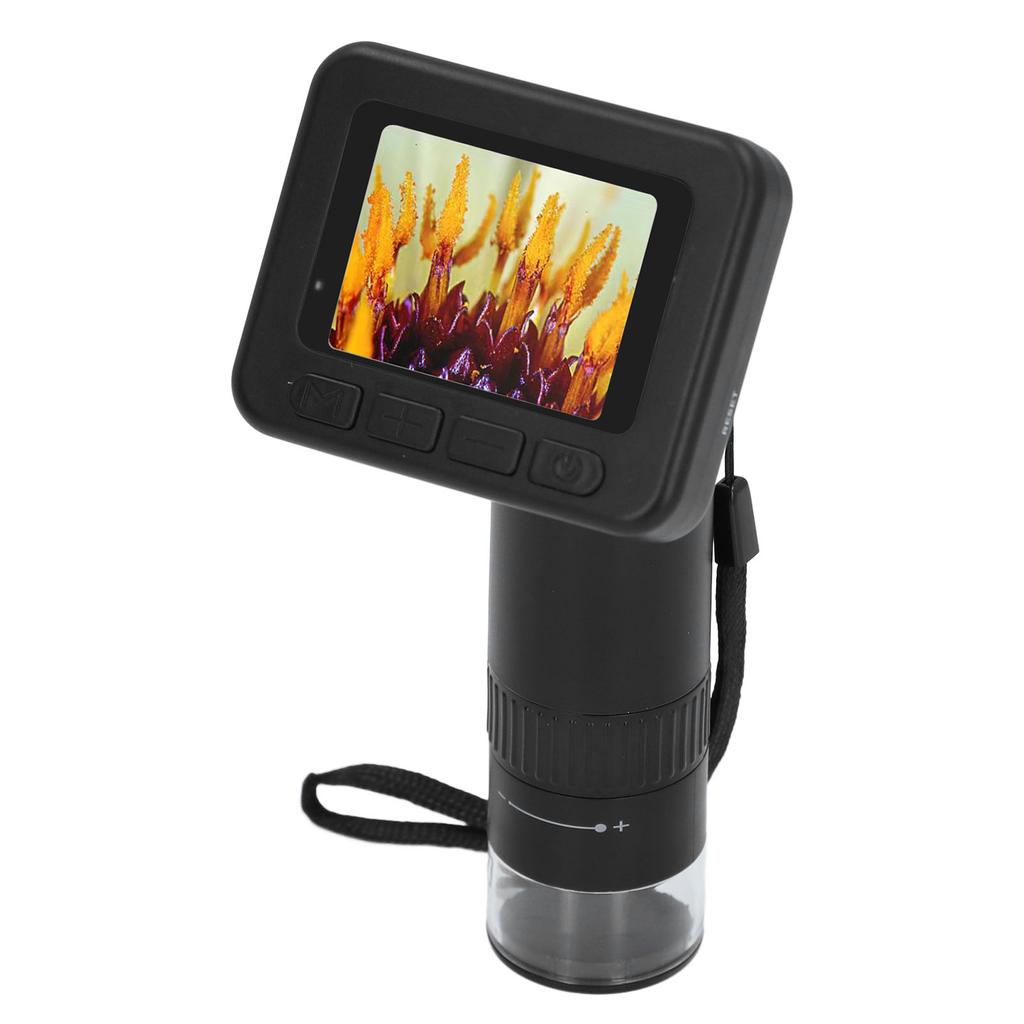 Handheld Digital Microscope 2 Inch IPS Screen 1000X Magnification USB Connect To PC Microscope with 